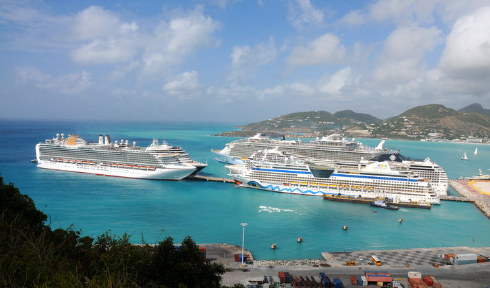 AIDAperla und AIDAdiva kommen nach St. Maarten