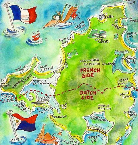 SXM Map für Inseltouren