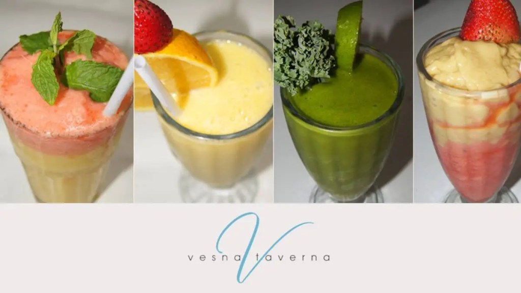 Tolle Smoothies im Vesna Taverna