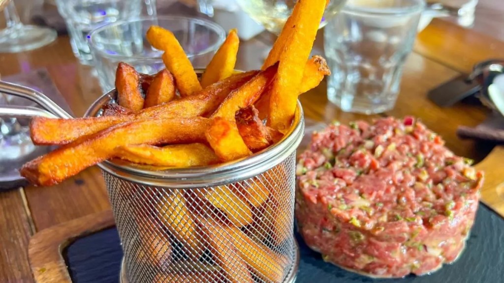 Herrlich angerichtete Speise