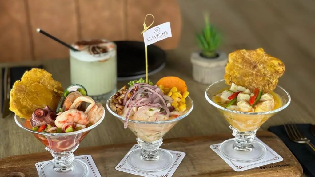 Meist mit einem Fähnchen dekoriert.