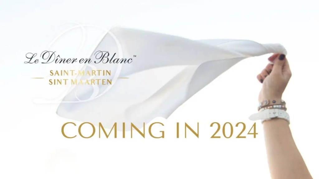 „Dîner en Blanc“ in St.&nbsp;Maarten