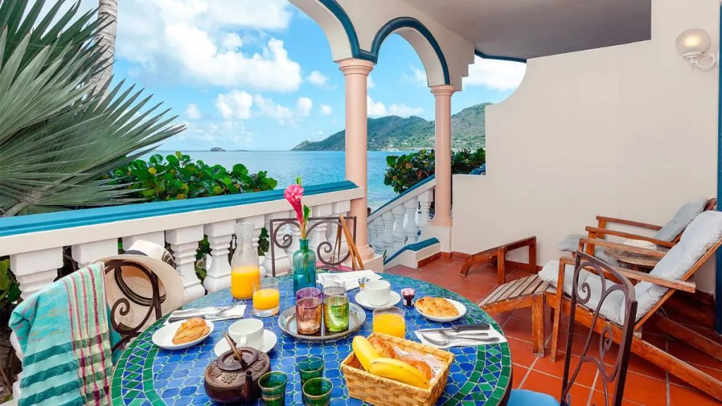 Frühstück auf dem eigenen Balkon