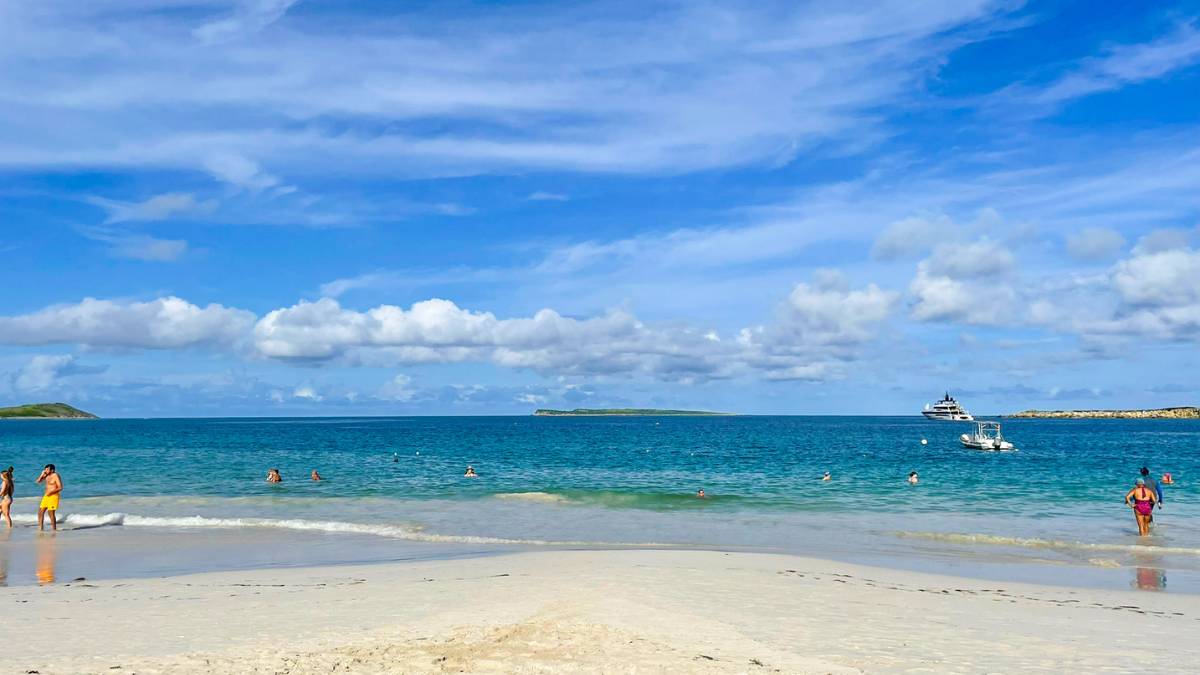 Paradiesischer Strandtag am Orient Beach
